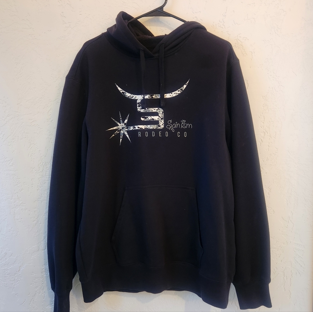 Spin 'Em Rodeo Co Mens Hoodie